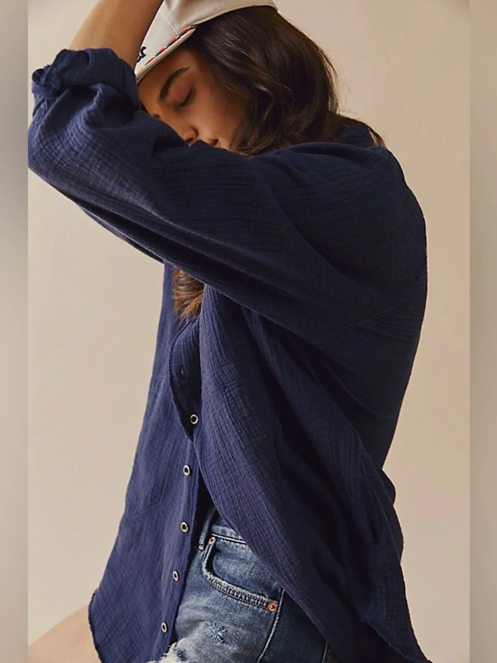 Free People Women’s We The Free Summer Daydream Buttondown. Size XS.